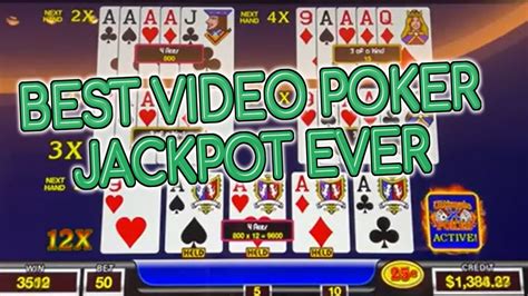 video poker jackpot gratuit